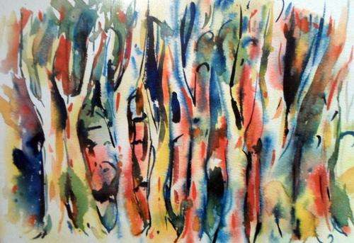 JH Blem - Abstract - A stunner! Vivid colors a must buy!!